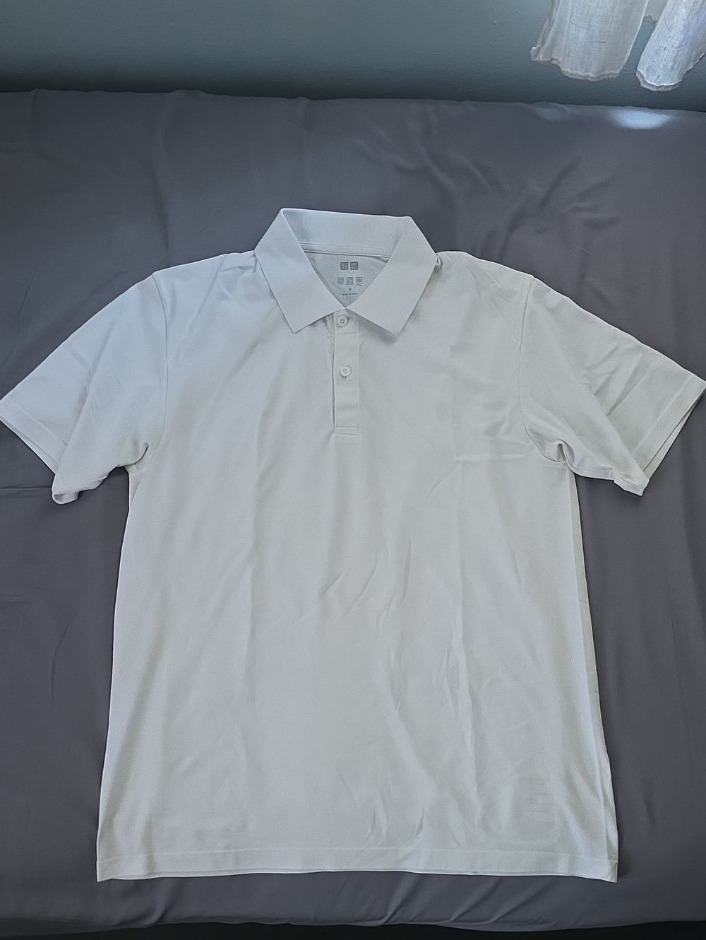 Uniqlo Men's White Polo